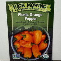 Thumbnail for Orange Picnic Pepper, Organic