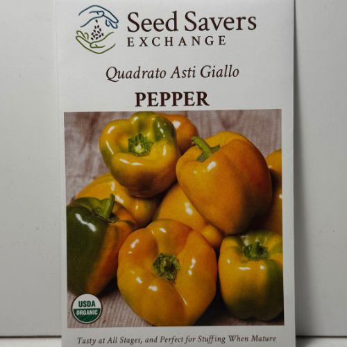 Quadrato Asti Giallo Pepper, Organic