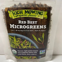 Thumbnail for Red Beet Microgreen Seeds, Organic