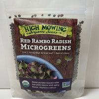 Thumbnail for Red Rambo Radish Microgreen Seeds, Organic