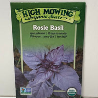 Thumbnail for Rosie Basil Seeds, Organic Purple Basil