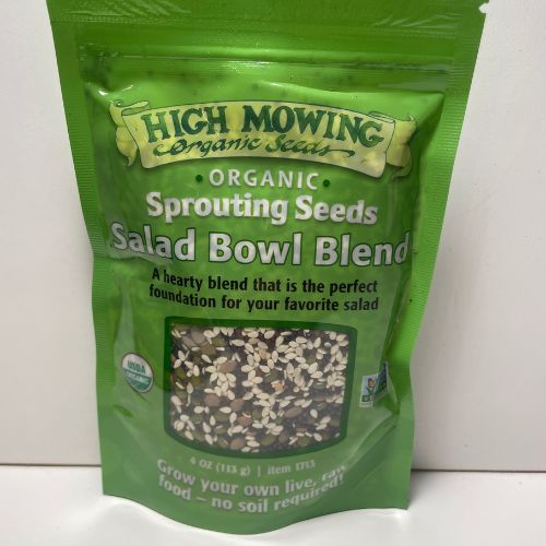 Salad Bowl Blend Sprouting Seeds, Organic