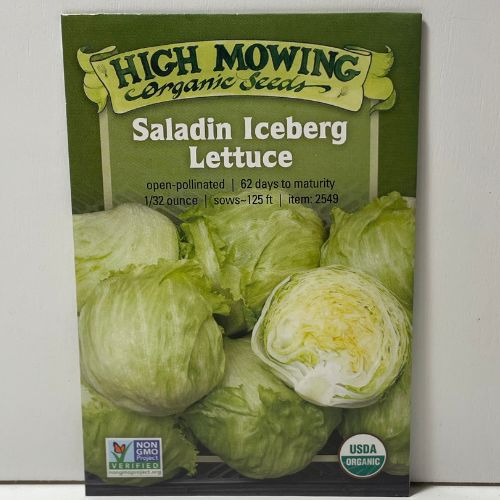 Saladin Lettuce Seeds, Iceberg Seeds, Organic