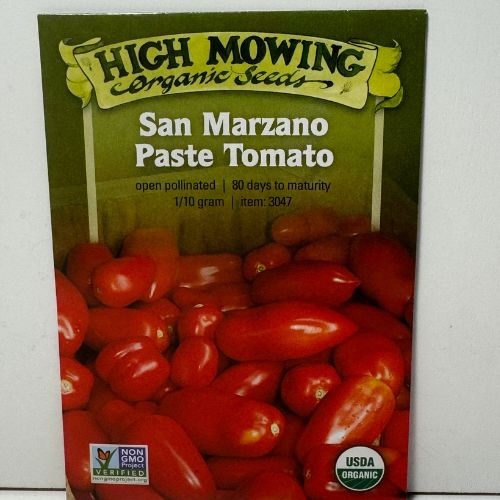 San Marzano Tomato, pre 1700's Heirloom, organic