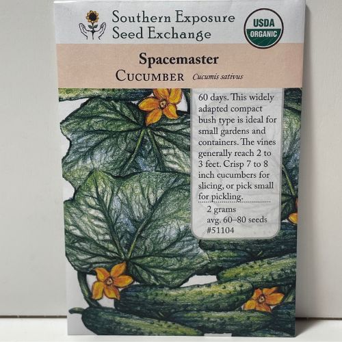 Spacemaster Cucumber Seeds, Organic