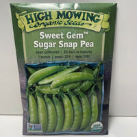 Thumbnail for Sweet Gem Sugar Snap Pea Seeds, Organic,
