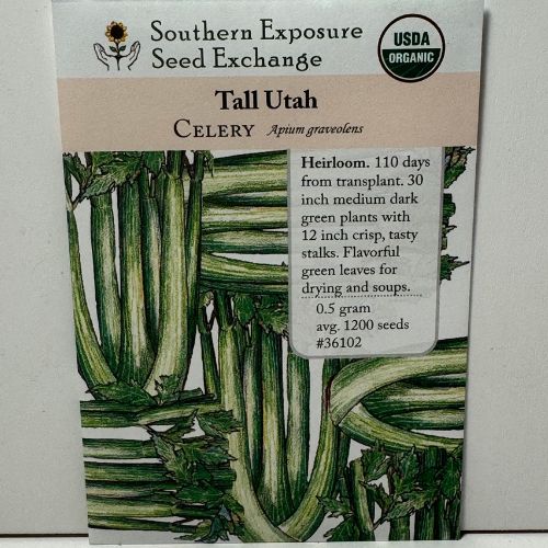 Tall Utah Celery, Organic