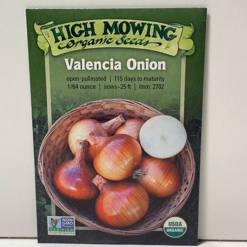 Valencia Onion Seeds, Day-Neutral, Organic