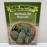 Thumbnail for Waltham 29 Broccoli Seeds, Organic
