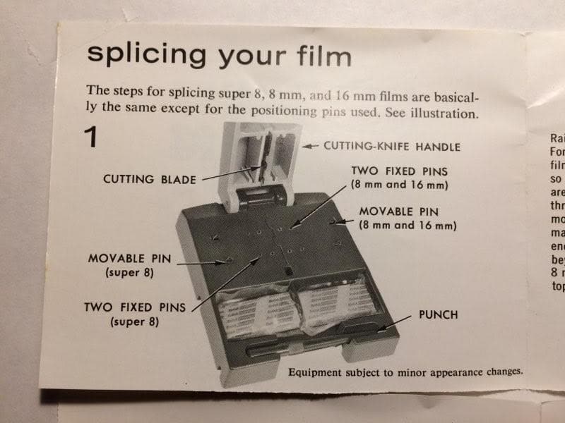 16mm KODAK Style Film Press Tapes for Movie Film Splicing: New Stock 1