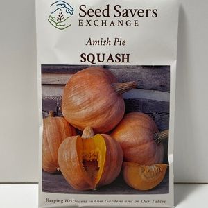 Amish Pie Squash Pumpkin Open Pollinated Heirloom Seeds