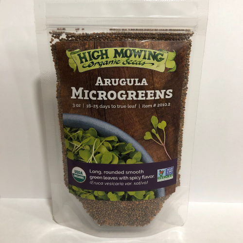 Arugula Microgreen Seeds, Organic