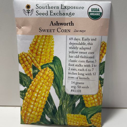 Organic Ashworth Sweet Corn Seeds