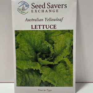 Australian Yellowleaf Lettuce  Open-Pollinated Seeds