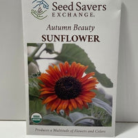Thumbnail for Organic Autumn Beauty Sunflower Open Pollinated Seeds