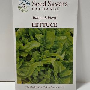 Baby Oakleaf Lettuce Open-Pollinated Seeds