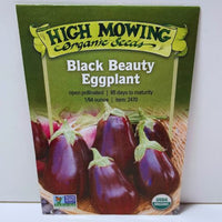 Thumbnail for Black Beauty Eggplant Seeds Organic