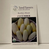 Thumbnail for Organic Boothby's Blonde Cucumber, Heirloom Seeds