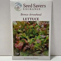 Thumbnail for Bronze Arrowhead Lettuce Heirloom Open-Pollinated Seeds