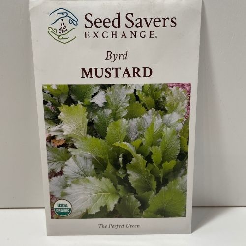 Organic Byrd Mustard Heirloom Open Pollinated Seeds