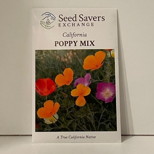 California Poppy Mixture, 1815 Heirloom Seeds