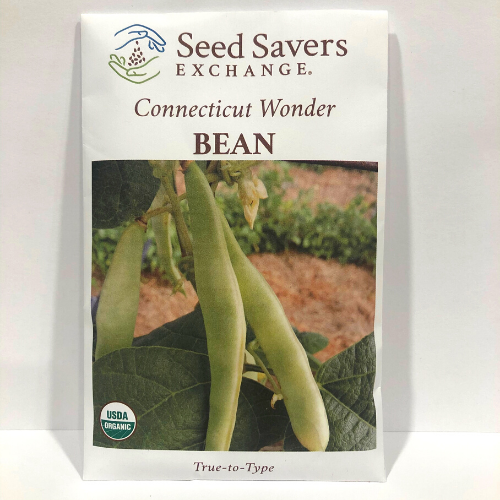 Connecticut Wonder Bean, 1919 Heirloom, Organic