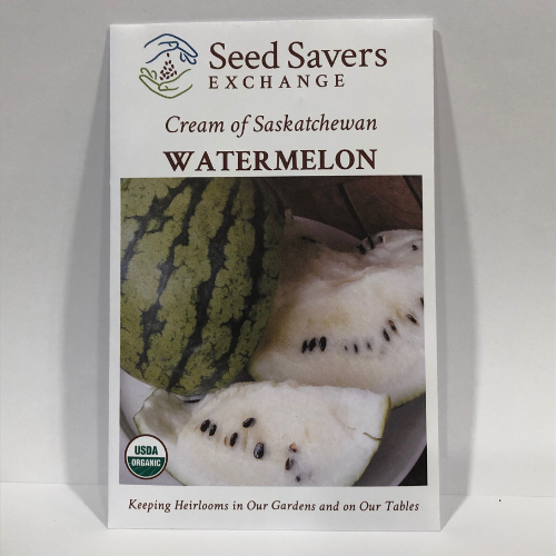 Cream of Saskatchewan Watermelon, Heirloom, Organic