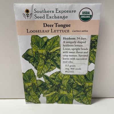 Deer Tongue Lettuce Organic Heirloom