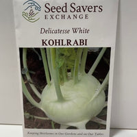 Thumbnail for Delicatesse White Kohlrabi heirloom seeds