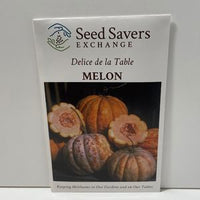 Thumbnail for Delice de la Table Melon Heirloom Open Pollinated Seeds
