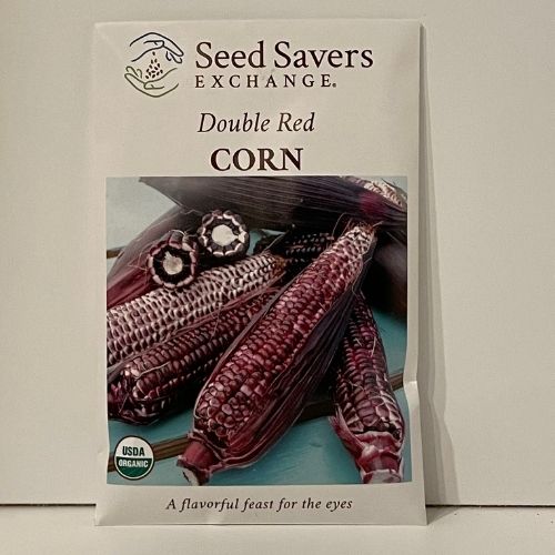 Double Red Corn Organic Open-Pollinated