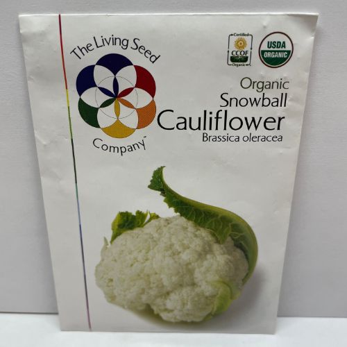 Snowball Cauliflower Seeds, Organic, 1947 heirloom