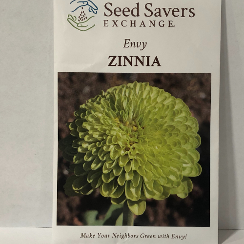 Envy Zinnia Flower - Heirloom