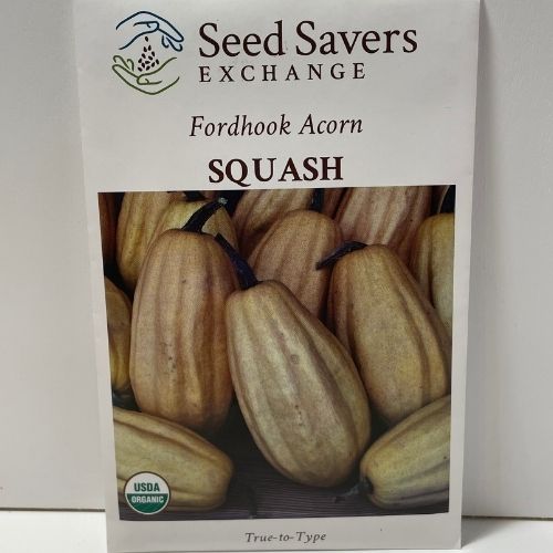Organic Fordhook Acorn Squash Heirloom Open Pollinated Seeds