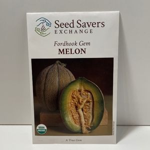 Organic Fordhook Gem Melon Heirloom Open Pollinated Seeds