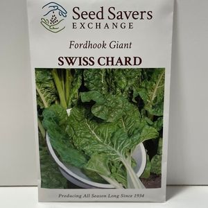 Fordhook Giant Swiss Chard Open Pollinated Heirloom Seeds