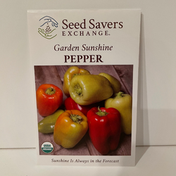Garden Sunshine Pepper, Organic