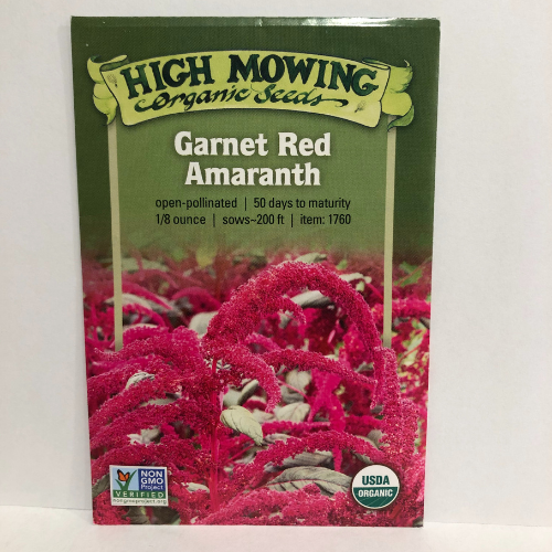 Organic Garnet Red Amaranth