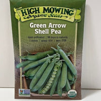 Thumbnail for Organic Green Arrow Shell Pea Seeds