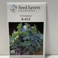 Thumbnail for Organic Greenpeace Heirloom Kale Open-Pollinated Seeds