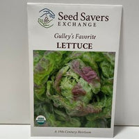 Thumbnail for Organic Gulley's Favorite Lettuce Heirloom Open-Pollinated Seeds