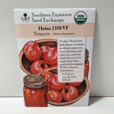 Heinz 1350 VF Organic heirloom seeds