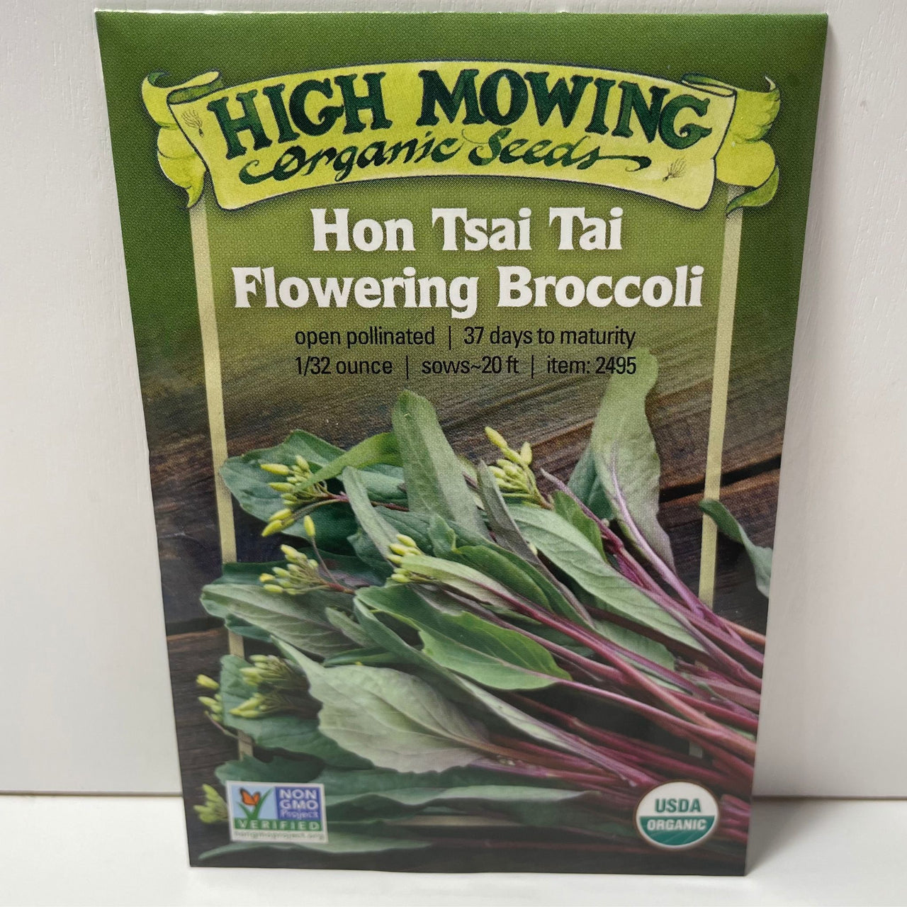 Organic Hon Tsai Tai Broccoli Seeds