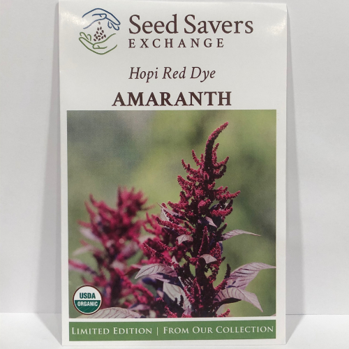 Hopi Red Dye Amaranth, Heirloom, Organic