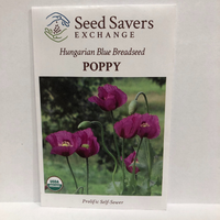 Thumbnail for Hungarian Blue Breadseed Poppy, Organic