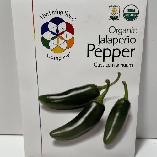Organic Jalapeno Pepper Heirloom Seeds