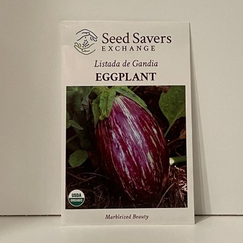 Organic Listada de Gandia Eggplant Seeds