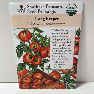 Long Keeper Winter Storage Seeds Organic
