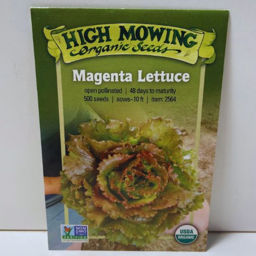 Organic Magenta Lettuce Seeds