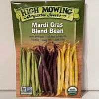 Thumbnail for Organic Mardi Gras Blend Bean Open Pollinated Seeds